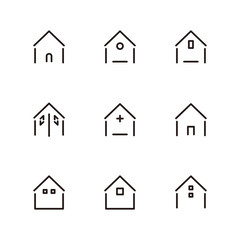 シンプルなホームアイコン