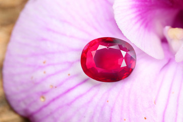 Red Gem Art and Decoration Gemstone RED RUBY