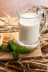 freshly baked cinnamon rolls