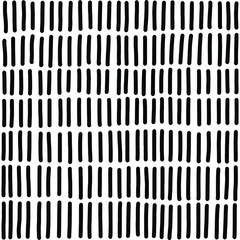 Black vector dashed lines, seamless pattern.  Design element for prints, backgrounds, template, web pages and textile pattern. Geometric art.