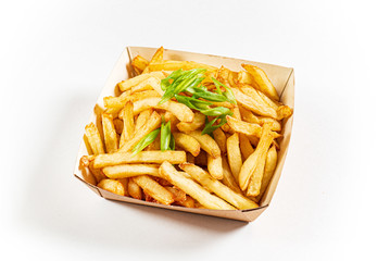 french fries in the box