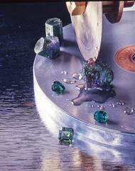 Emerald polishing shape octagon cabochon