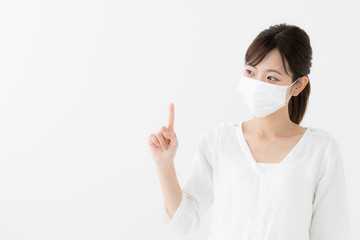 マスク　女性