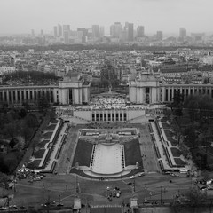 paris from the eiffel tower