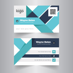 Cyan Creative & Corporate Business card Template	Design.