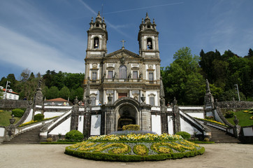 Bom Jesus do Monte Church - stairs - outside of Braga, Portugal