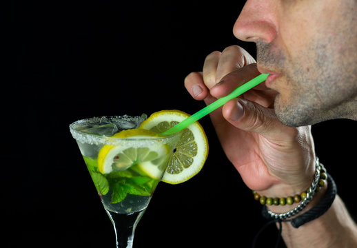 boisson cocktail maison mogito vert citron