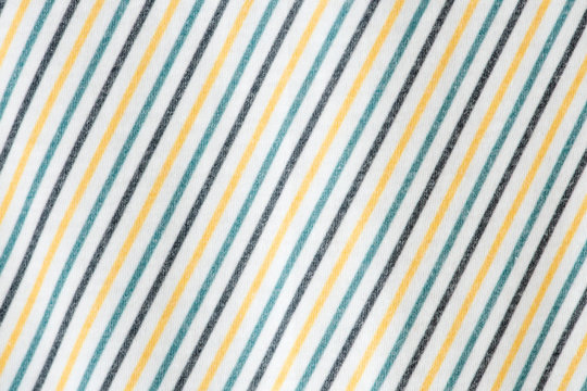 Striped fabric background