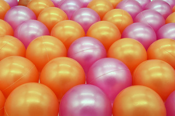 Fototapeta na wymiar Colored balls for children's games.