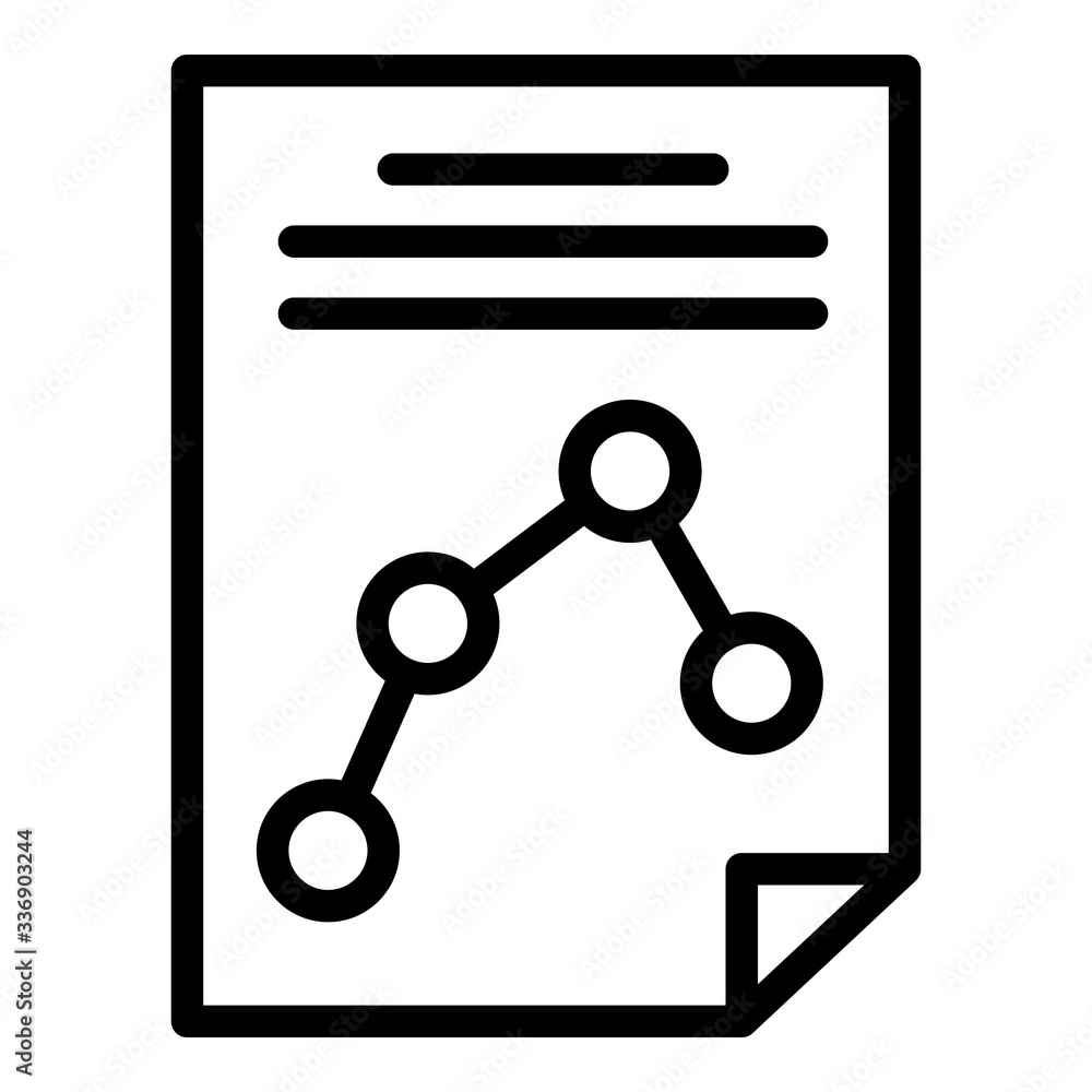 Poster point scheme report icon. outline point scheme report vector icon for web design isolated on white b