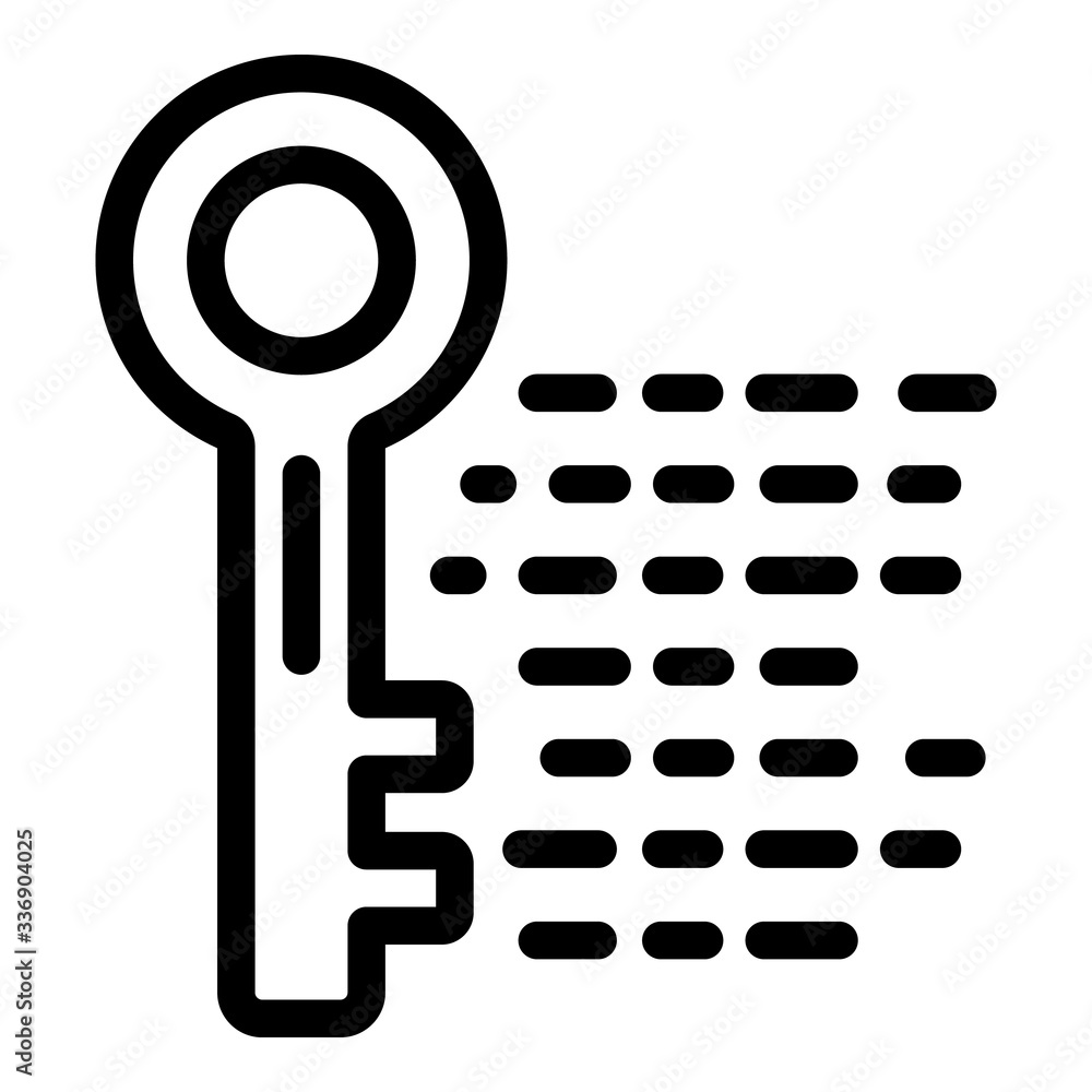 Poster fraud key icon. outline fraud key vector icon for web design isolated on white background