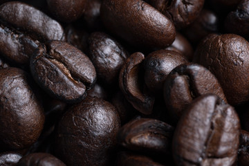 coffee beans macro photo