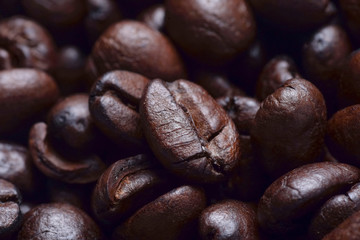 coffee beans macro photo