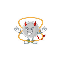 A picture of devil N95 mask cartoon character design