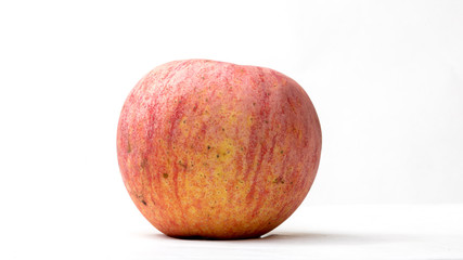 Apple fruit on white background