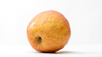 Apple fruit on white background