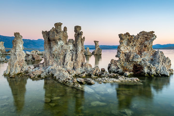Mono Lake is a salty alkaline lake in Mono County, California, United States of America. It has an...