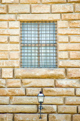 Obraz na płótnie Canvas ancient window of historic building