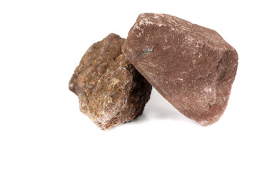 Sandstone For industrial plants isolate on white background