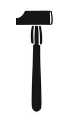 Hammer, Hämmern, Handwerker, Handwerkszeug, Gerätschaft, 
Service, Icon, Zeichen, Symbol, Piktogramm, Label, button, Piktogramme, 
