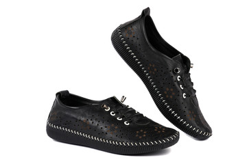 Black summer shoes
