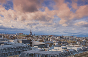 A Close Up View Of Eiffel Tower In Paris, France. The Tower Was Named After The Engineer Gustave Eiffel, Whose Company Designed And Built The Tower