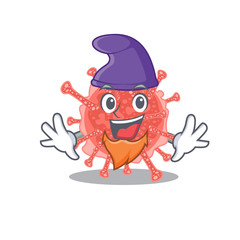 Cute picture of oncovirus in Elf cartoon design