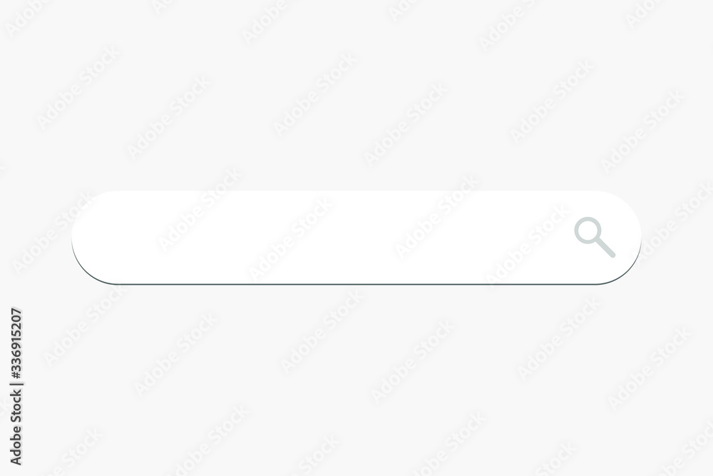 Poster search boxes ui template. modern search bar element. vector.