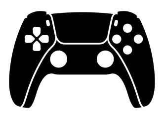 Fotobehang Next generation game controller or gamepad flat vector icon for gaming apps and websites © martialred