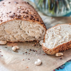 bread and wheat on the table