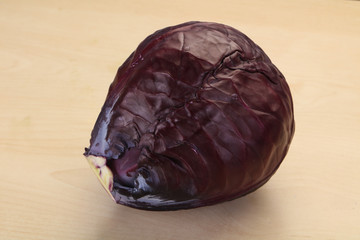 Red bright cabbage