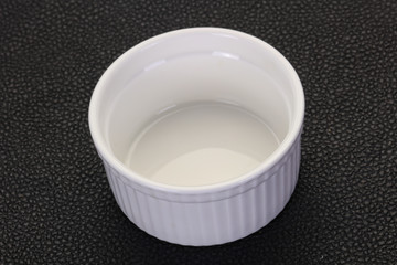 White porcelain bowl