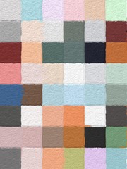 colorful abstract mosaic with a rough texture background. colorful square pattern background. Picture for creative wallpaper or design art work. Backdrop have copy space for text.