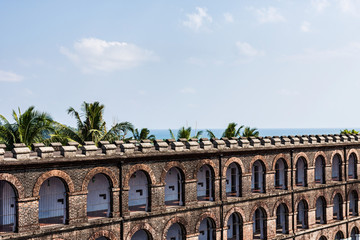 Obraz premium Cells at Cellular Jail, also known as Kala Pani. Colonial prison near Port Blair at Andaman Islands, India.