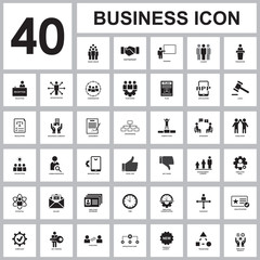 BUSINESS SET ICON , FINANCE SET ICON