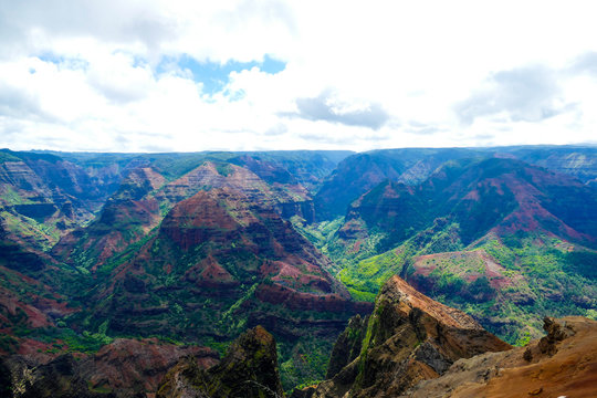 Beautiful View of Waimea Canyon, Hawaii