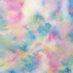 Abstract pink-blue watercolor background. Hand drawn summer drawing.Cosmic effect. For bunner, poster, invitations,postcards, wallpaper, textile, fabric, greeting cards and other design projects