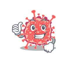 Polyploviricotina cartoon character design making OK gesture