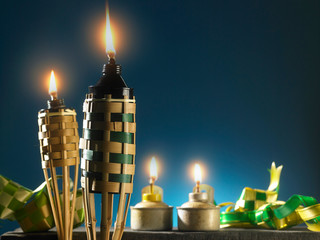 oil lamp for ramadan festive
