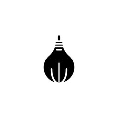 Punching bag icon. Boxing vector icon. Punching ball sign. Equipment and sport symbol. Trendy Flat style for graphic design, Web site, UI. EPS10. - Vector illustration