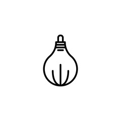 Punching bag icon. Boxing vector icon. Punching ball sign. Equipment and sport symbol. Trendy Flat style for graphic design, Web site, UI. EPS10. - Vector illustration