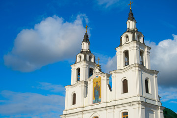 Obraz premium Holy Spirit Cathedral, Minsk oldtown