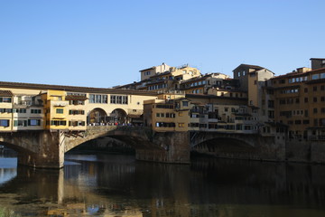 Fototapeta na wymiar Artistic heritage in the old town of Firenze