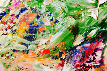Colorful abstract background wallpaper. Modern motif visual art.  Mixtures of oil paint. Trendy...