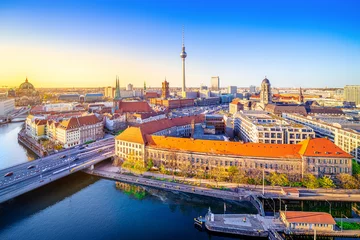 Poster panoramic view at the city center of berlin © frank peters