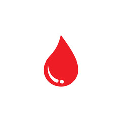 Fototapeta premium Human Blood logo template vector icon illustration design