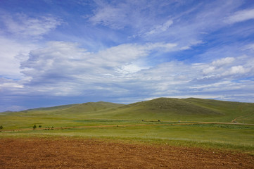 Obraz premium landscape with blue sky