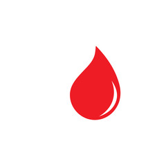 Fototapeta premium Human Blood logo template vector icon illustration design