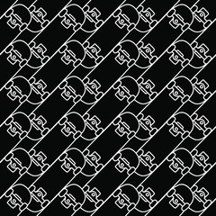 Hand drawn skateboarding seamless pattern. skateboard background. Skateboarding doodle illustration. Vector illustration.