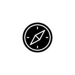 Compass icon. Compass navigation vector icon. Trendy Flat style for graphic design, Web site, UI. EPS10. Vector illustration